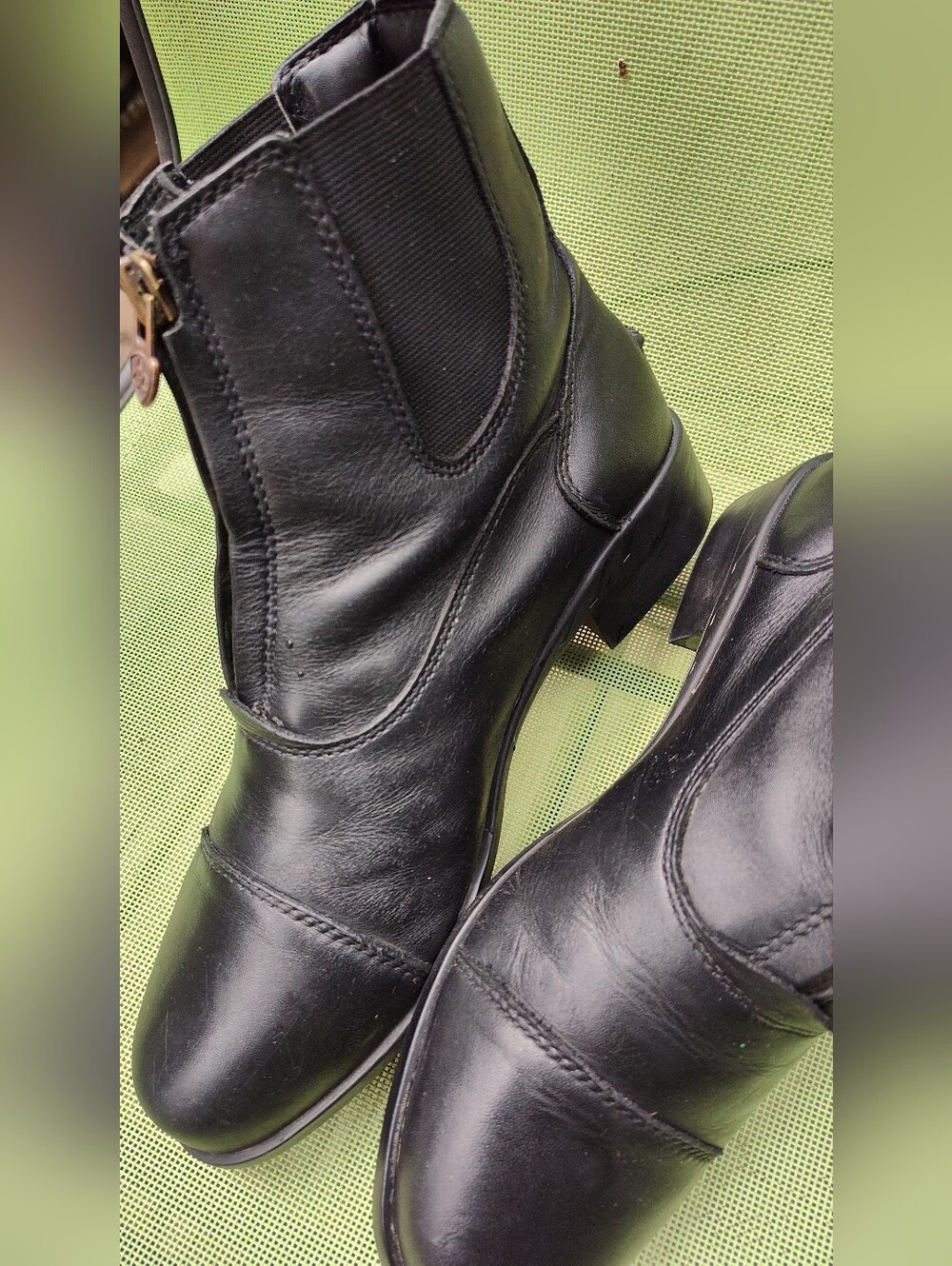 Ariat Devon IV Paddock Leather Riding Boots, Women's Sz7 Or Youth 5 - Picture 7 of 10